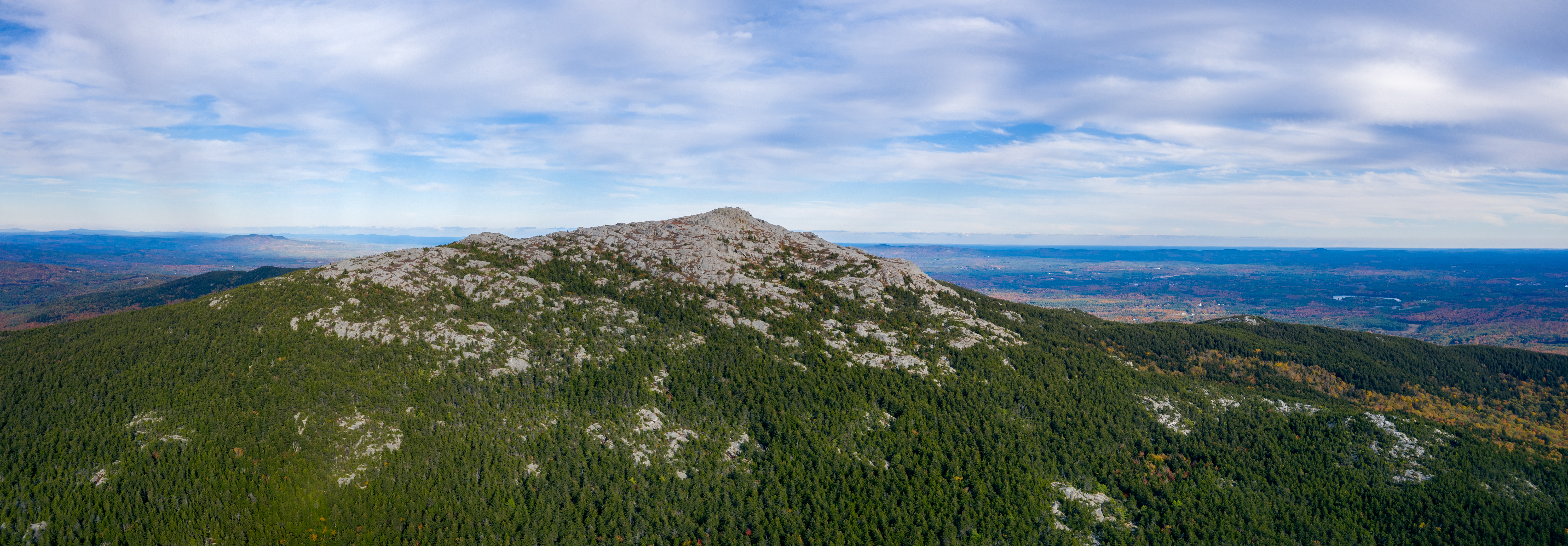 Aerial view of Mount Monadnock, New Hampshire